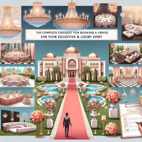 Article Image for The Complete Checklist for Booking a Venue for Your Exclusive &amp; Luxury Event