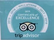 Trip Advisor Certificate of Excellence