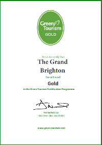 Gold Green Tourism Award 