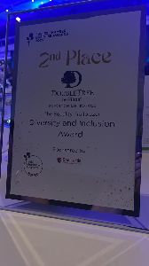 2025 Sussex Chamber Business Awards 2nd Place - Diversity and Inclusion